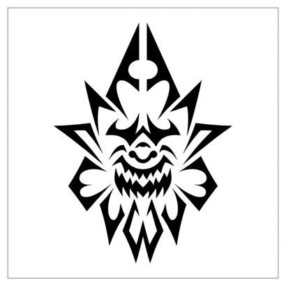 Free Tribal Mask Tattoo Pic